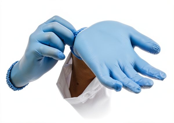 MT02L Nitrile Gloves Disposable Medical Industrial Blue-0