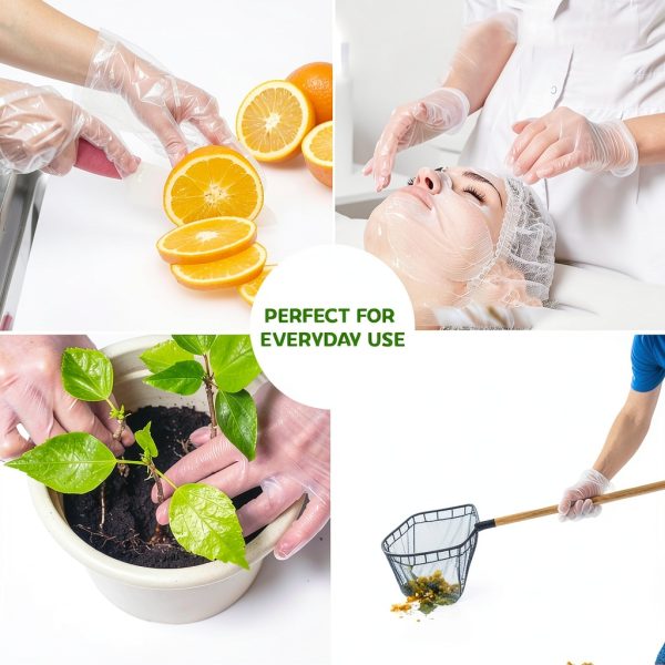 Pavo PE Gloves Latex Free Disposable Safety Protection-5