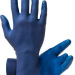 SAS Safety Nitrile Gloves Medium Blue Chemical Resistant-0