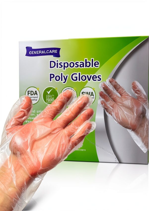Pavo PE Gloves Latex Free Disposable Safety Protection-0