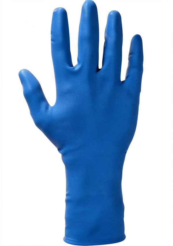SAS Safety Nitrile Gloves Medium Blue Chemical Resistant-1