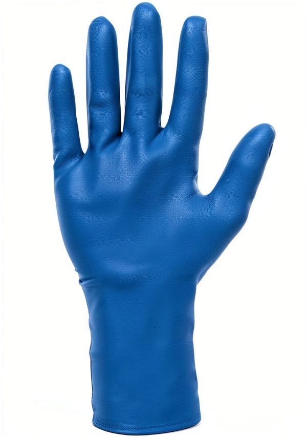 SAS Safety Nitrile Gloves Medium Blue Chemical Resistant-2