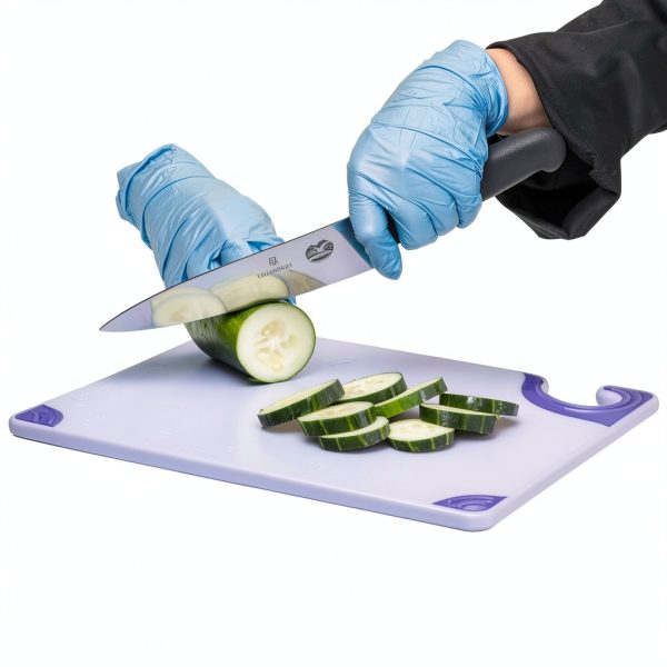 MT02L Nitrile Gloves Disposable Medical Industrial Blue-1