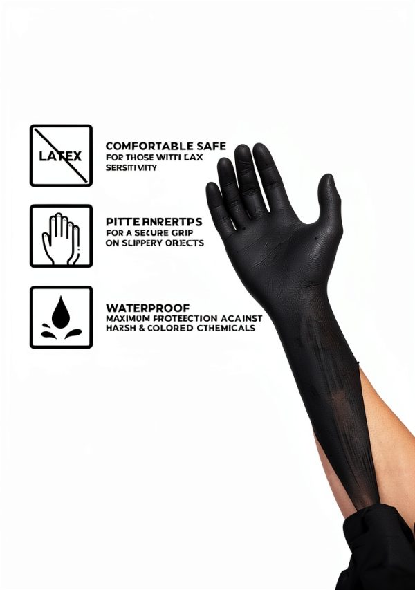 Sterile Disposable Safety Gloves Pull On Closure Unisex-2