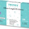 TRONEX Black Disposable Gloves Heavy Gauge Latex Free-2