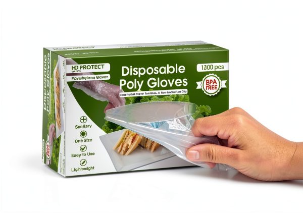 Keppi Disposable Gloves Food Safe BPA Latex Free 1200 Pack-5
